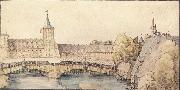 The covered Footbridge at the haller Gate in Nuremberg Albrecht Durer